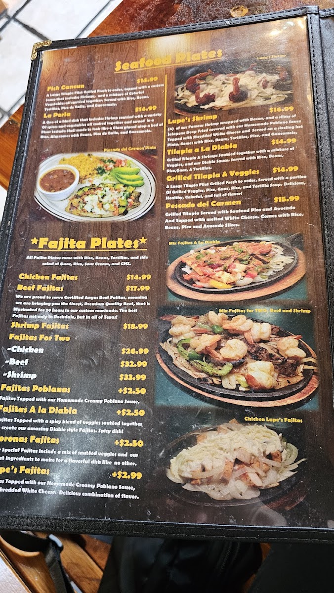Coronas Mexican Restaurant Menu - Image 5